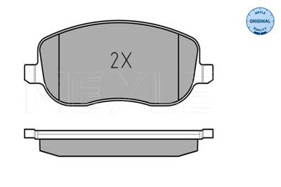 MEYLE 025 202 6119/W Číslo výrobce: MBP0014. EAN: 4040074463888.