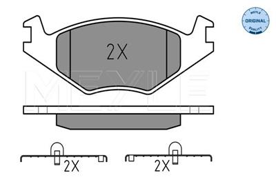 MEYLE 025 208 8715 Číslo výrobce: MBP0043. EAN: 4040074051665.