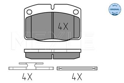 MEYLE 025 209 3915 Číslo výrobce: MBP0052. EAN: 4040074034361.