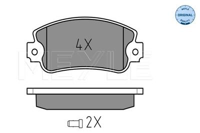 MEYLE 025 209 5018/W Číslo výrobce: MBP0054. EAN: 4040074104200.