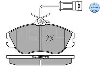 MEYLE 025 211 3819/W Číslo výrobce: MBP0078. EAN: 4040074079775.