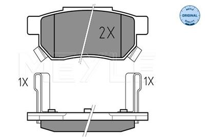 MEYLE 025 213 1313/W Číslo výrobce: MBP0110. EAN: 4040074105160.