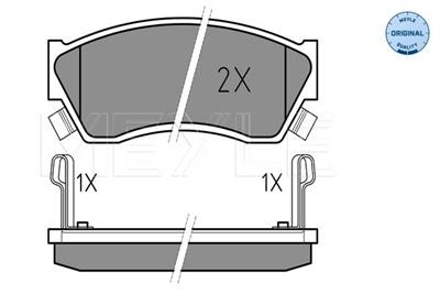 MEYLE 025 213 3314/W Číslo výrobce: MBP0112. EAN: 4040074123096.