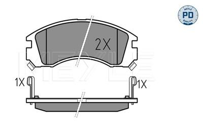 MEYLE 025 213 6315/PD Číslo výrobce: MBP1578PD. EAN: 4040074163733.