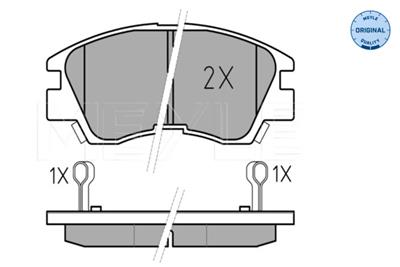 MEYLE 025 213 7316/W Číslo výrobce: MBP0119. EAN: 4040074123119.