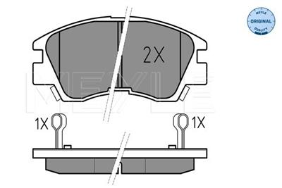 MEYLE 025 213 7316/W Číslo výrobce: MBP0119. EAN: 4040074123119.