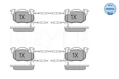 MEYLE 025 214 1418/W Číslo výrobce: MBP0126. EAN: 4040074282267.