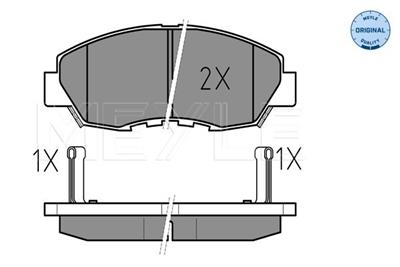 MEYLE 025 214 9918/W Číslo výrobce: MBP0145. EAN: 4040074137321.