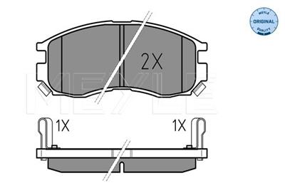 MEYLE 025 216 4716/W Číslo výrobce: MBP0172. EAN: 4040074142172.