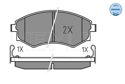 MEYLE 025 217 2517/W Číslo výrobce: MBP0190. EAN: 4040074087626.