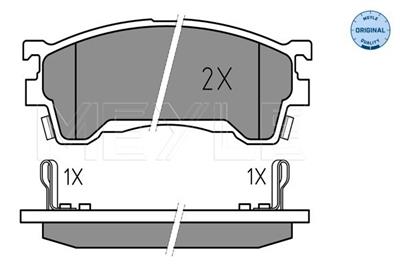 MEYLE 025 217 5416/W Číslo výrobce: MBP0192. EAN: 4040074282274.