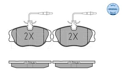 MEYLE 025 218 0119/W Číslo výrobce: MBP0197. EAN: 4040074090527.