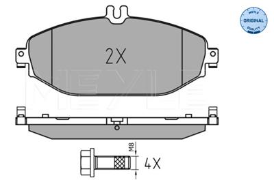 MEYLE 025 220 7619 Číslo výrobce: MBP1690. EAN: 4040074075678.