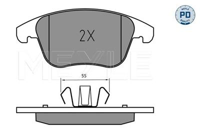 MEYLE 025 222 6920/PD Číslo výrobce: MBP1750PD. EAN: 4040074250945.