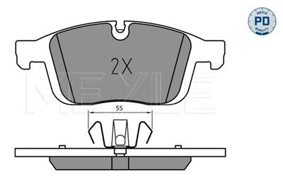 MEYLE 025 223 8619/PD Číslo výrobce: MBP1832PD. EAN: 4040074295960.