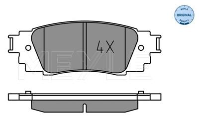 MEYLE 025 224 3415 Číslo výrobce: MBP1840. EAN: 4040074296578.