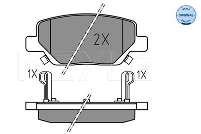 MEYLE 025 224 4918 Číslo výrobce: MBP1843. EAN: 4040074296653.