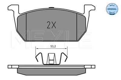 MEYLE 025 226 3117 Číslo výrobce: MBP1850. EAN: 4040074275016.