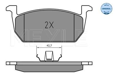 MEYLE 025 226 3117 Číslo výrobce: MBP1850. EAN: 4040074275016.