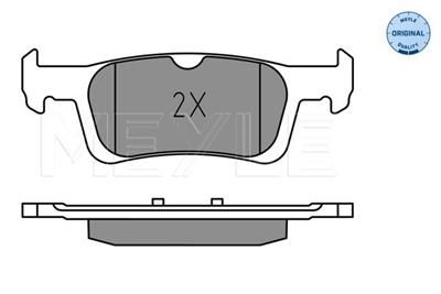 MEYLE 025 228 0714 Číslo výrobce: MBP1857. EAN: 4040074296721.