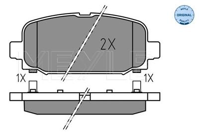 MEYLE 025 228 4418 Číslo výrobce: MBP1859. EAN: 4040074296806.