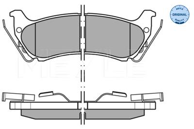 MEYLE 025 231 9017/W Číslo výrobce: MBP0284. EAN: 4040074069080.