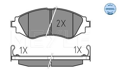 MEYLE 025 232 3417/W Číslo výrobce: MBP0296. EAN: 4040074274446.