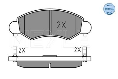 MEYLE 025 232 5316/W Číslo výrobce: MBP0302. EAN: 4040074381748.