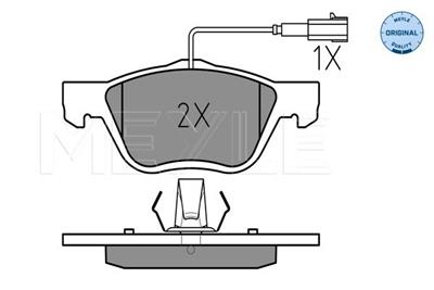 MEYLE 025 232 8919/W Číslo výrobce: MBP0313. EAN: 4040074533109.