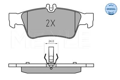 MEYLE 025 233 3516 Číslo výrobce: MBP1757. EAN: 4040074251348.