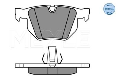 MEYLE 025 234 4717 Číslo výrobce: MBP0350. EAN: 4040074539002.