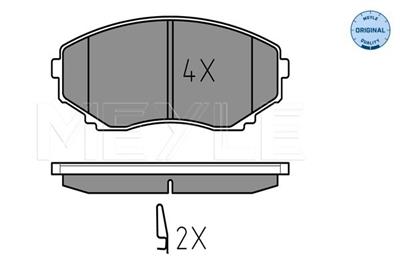 MEYLE 025 235 1516/W Číslo výrobce: MBP0368. EAN: 4040074073582.