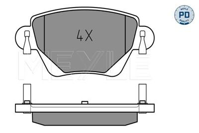 MEYLE 025 235 5717/PD Číslo výrobce: MBP0382PD. EAN: 4040074137765.