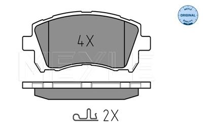MEYLE 025 235 5817/W Číslo výrobce: MBP0383. EAN: 4040074539569.