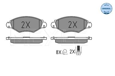 MEYLE 025 235 9718 Číslo výrobce: MBP0397. EAN: 4040074320082.