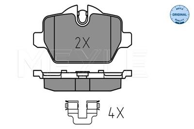 MEYLE 025 236 2316 Číslo výrobce: MBP0408. EAN: 4040074428580.