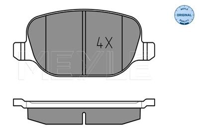 MEYLE 025 237 6017 Číslo výrobce: MBP0443. EAN: 4040074112670.