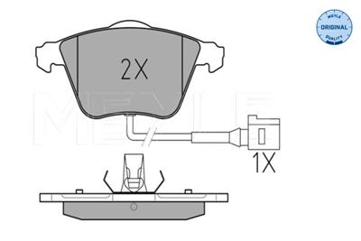 MEYLE 025 238 0120/W Číslo výrobce: MBP0452. EAN: 4040074463062.