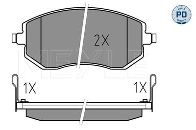 MEYLE 025 238 6517/PD Číslo výrobce: MBP0805PD. EAN: 4040074137659.