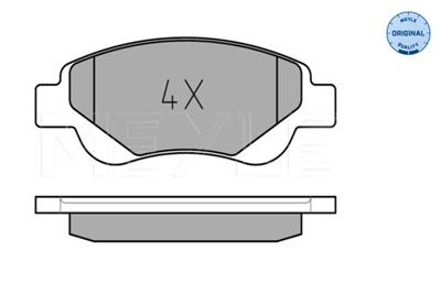 MEYLE 025 239 5917 Číslo výrobce: MBP0484. EAN: 4040074463949.