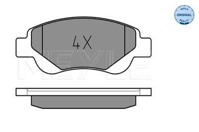 MEYLE 025 239 5917 Číslo výrobce: MBP0484. EAN: 4040074463949.