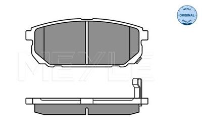 MEYLE 025 240 5815/W Číslo výrobce: MBP0513. EAN: 4040074634424.