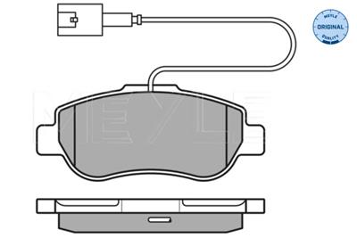MEYLE 025 240 7217/W Číslo výrobce: MBP0515. EAN: 4040074063941.