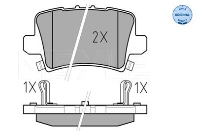MEYLE 025 240 8615/W Číslo výrobce: MBP0520. EAN: 4040074074831.