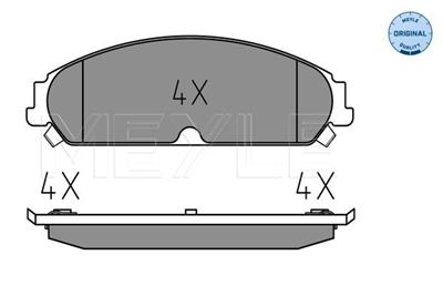 MEYLE 025 241 6417/W Číslo výrobce: MBP0537. EAN: 4040074087558.