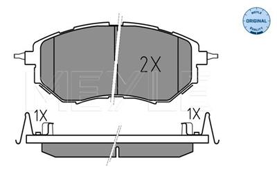 MEYLE 025 242 2218/w Číslo výrobce: MBP0542. EAN: 4040074073667.