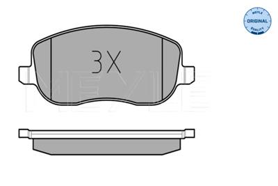 MEYLE 025 242 9419/W Číslo výrobce: MBP0559. EAN: 4040074121504.