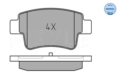 MEYLE 025 243 4917 Číslo výrobce: MBP0580. EAN: 4040074532799.