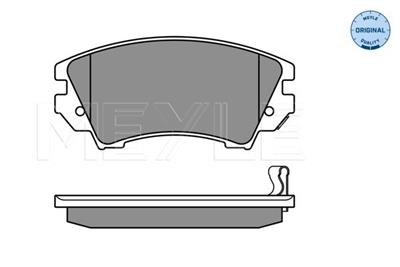 MEYLE 025 244 1219/W Číslo výrobce: MBP0591. EAN: 4040074638149.