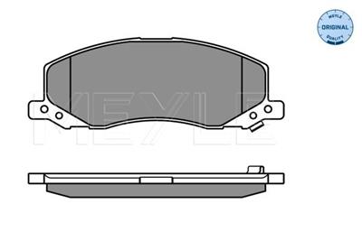 MEYLE 025 244 1817/W Číslo výrobce: MBP0593. EAN: 4040074638132.